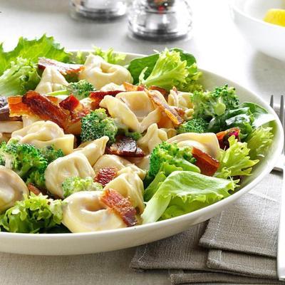 salade de tortellinis au bacon