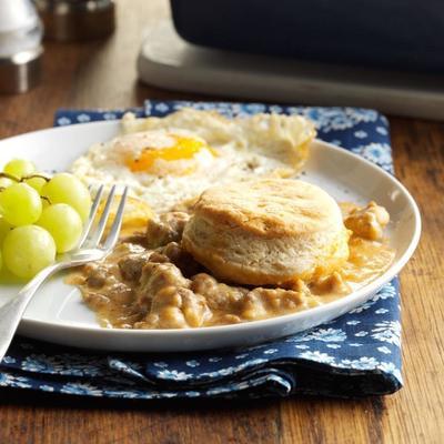 biscuits et sauce cocotte