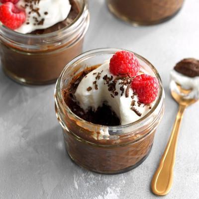pots de crème au chocolat à la cuisson lente