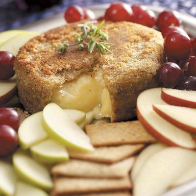 brie enrobé de parmesan