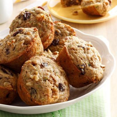 muffins aux courgettes et aux noix