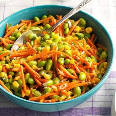 salade de carottes de maïs edamame