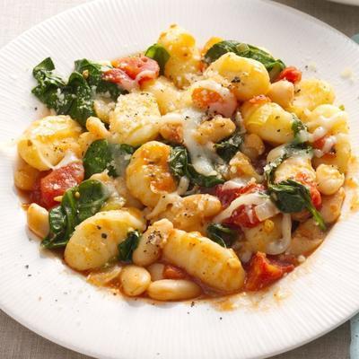 gnocchi de poêle aux haricots blancs