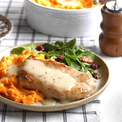 côtelettes de porc à la mijoteuse et sauce
