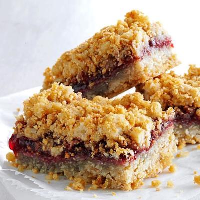 carrés de confiture en utilisant votre confiture préférée