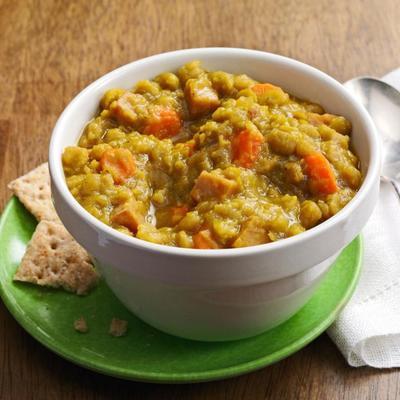 soupe au jambon et aux pois cassés