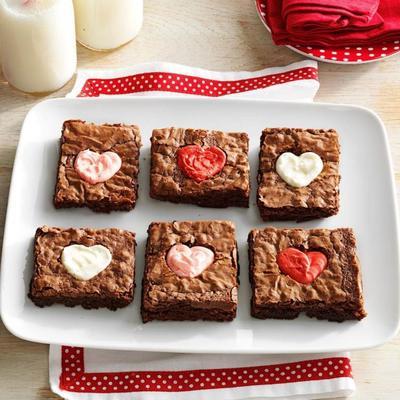 brownies coeur valentine