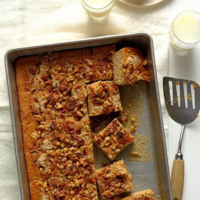 gâteau au café bacon et noix d'érable