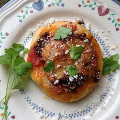 pizzas au chorizo