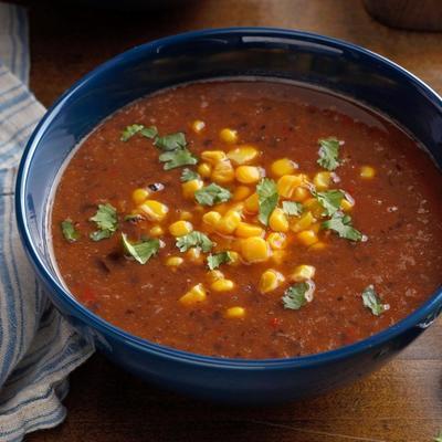 Soupe aux haricots noirs à la mijoteuse