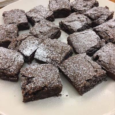 brownies de pâques au chocolat noir