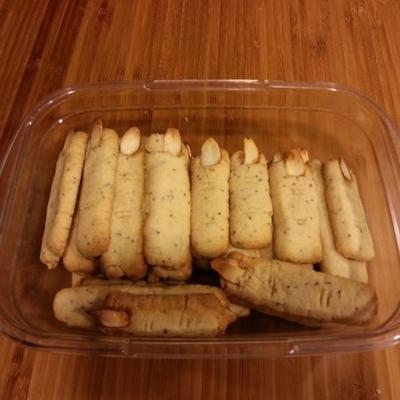 biscuits de biscuit aux graines de pavot halloween sablé