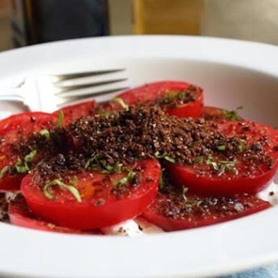 salade de tomates et de saleté du chef john