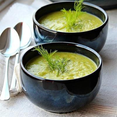 courgettes fenchel suppe (soupe courgettes et fenouil)