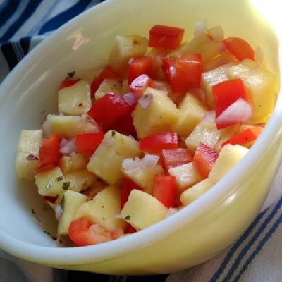 salsa d'ananas frais
