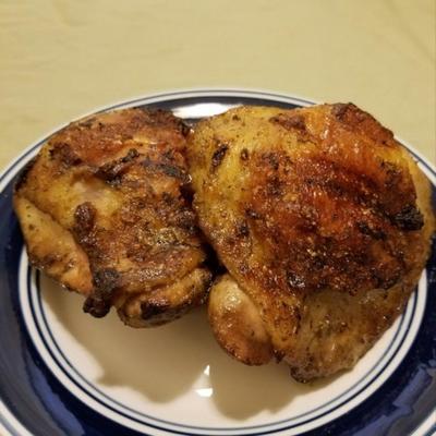 cuisses de poulet grillées et marinade