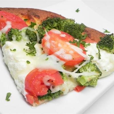 pizza blanche au brocoli