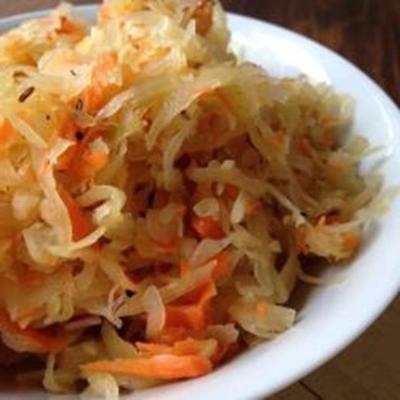salade de choucroute et de carottes