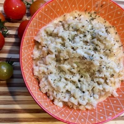 Risotto crémeux au chou-fleur de céto