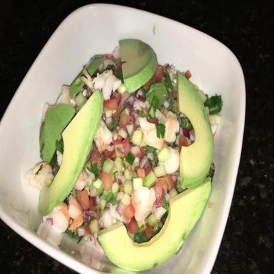 ceviche de crevettes facile