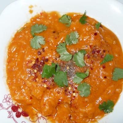 soupe de légumes d'hiver thai à la mijoteuse