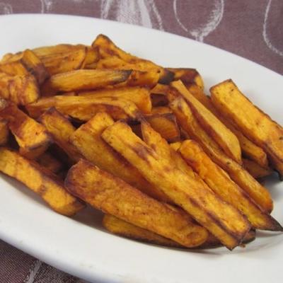 frites de patates douces frites à l'air