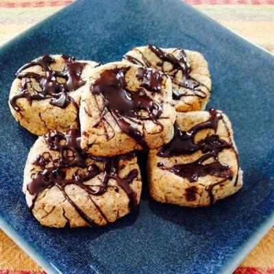 biscuits Delicious Delicious au chocolat noir (biscuits à la pulpe d'amande sans sucre)