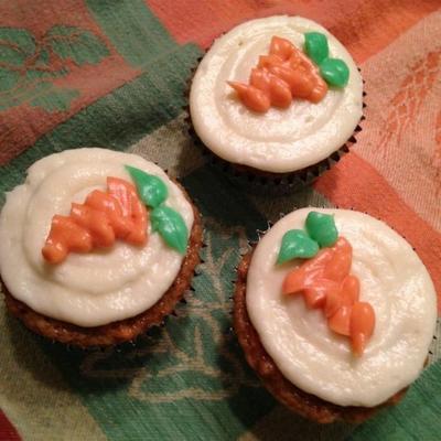 délicieux cupcakes aux carottes
