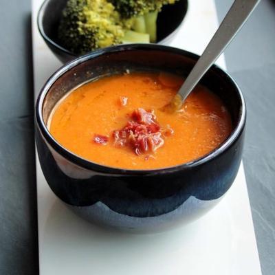 Soupe de tahini et carottes rôties