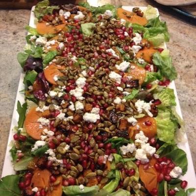 salade d'automne à la courge musquée