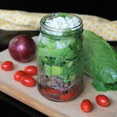 salade grecque de steak maon jar