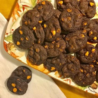 biscuits au chocolat citrouille