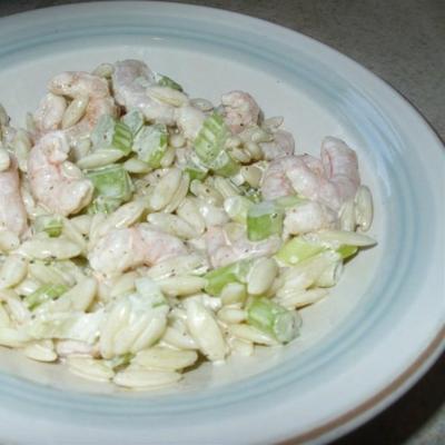salade de crevettes froides croustillantes