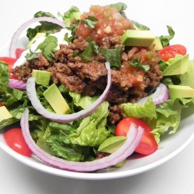 bol de salade taco keto facile pour 2