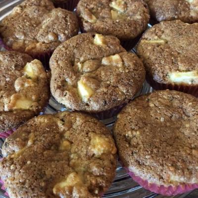 muffins aux graines de chanvre et aux pommes sans gluten