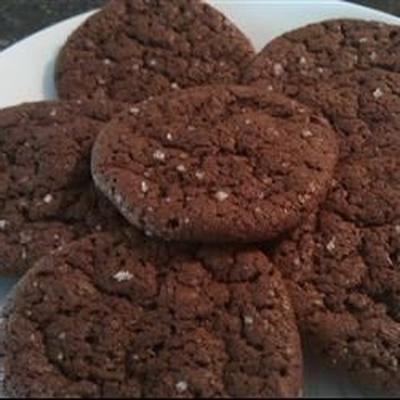 biscuits au chocolat avec fleur de sel