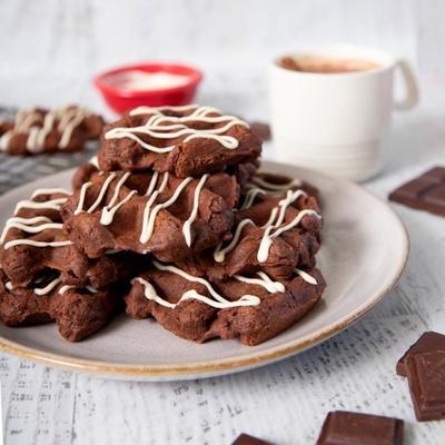 biscuits gaufres au chocolat épicés