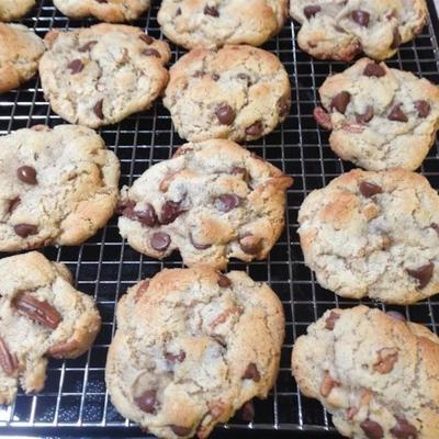 biscuits aux pépites de chocolat sans gluten avec de la farine d'amande