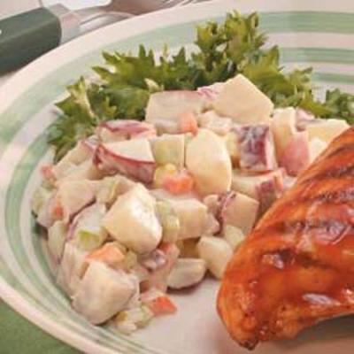 salade de pommes de terre pour deux personnes