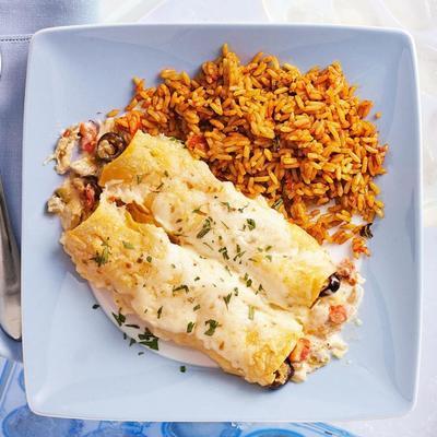 enchiladas de poulet étoile solitaire