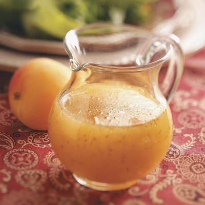 vinaigrette orange abricot