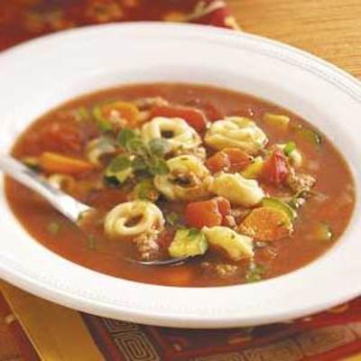 soupe de saucisses italiennes / tortellinis