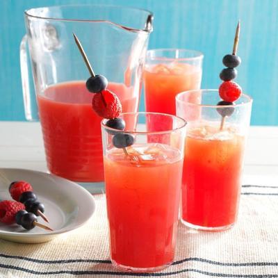 limonade à la fraise