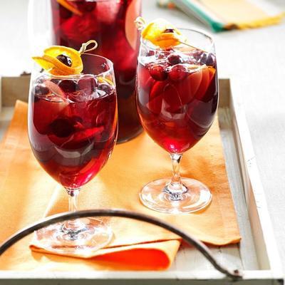 sangria orange canneberge