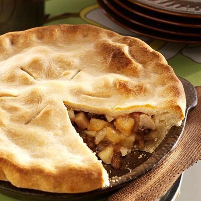 Tarte aux poires au calvados