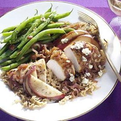 poulet balsamique et poires