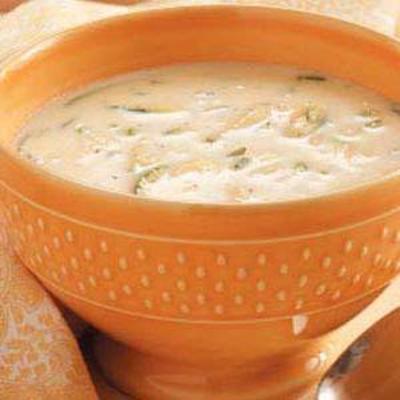 soupe de courgettes au fromage