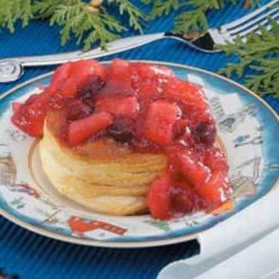 biscuits aux canneberges et aux pommes