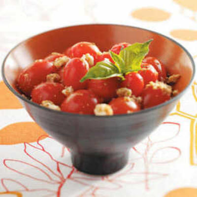 tomates raisins poppin à l'ail