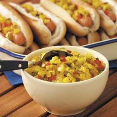 relish de courge poivrée